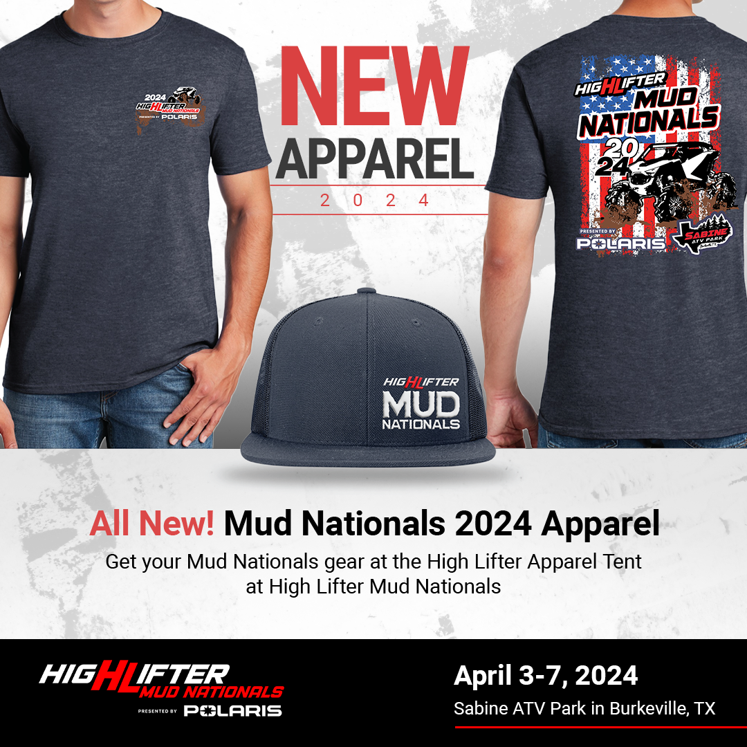 Mud Nationals Hat and Shirt announcement
