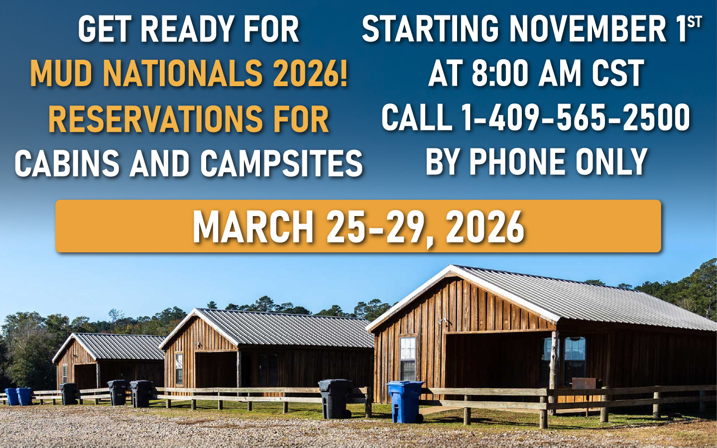 High Lifter Mud Nationals Dry Camping Reservations Now Open